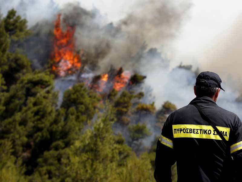 Ηρωϊκές προσπάθειες πυροσβέστη μετά από σοβαρό τραυματισμό στην Ηλεία